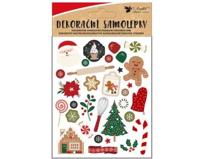 Anděl Přerov Samolepky s vianočnými motívmi 8 x 14,5 cm
