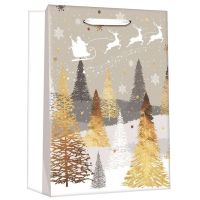 Anděl Přerov Taška darčeková vianočná s glitrom L+ 30 x 42 x 12 cm 4