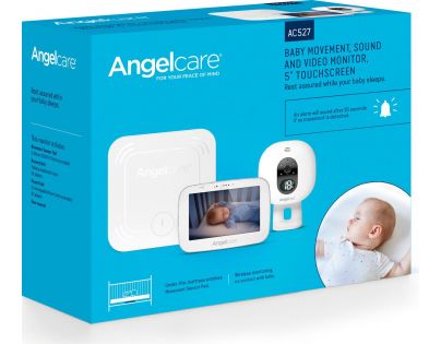 Angelcare AC527 Monitor pohybu dychu a elektronická video pestúnka