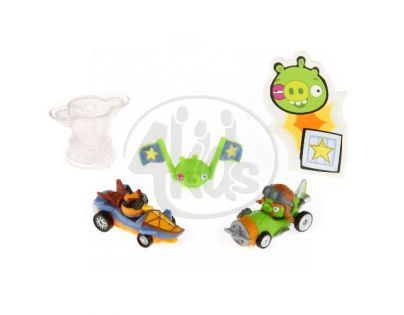 ANGRY BIRDS - 2 figurky s autíčky(A6181)