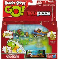 ANGRY BIRDS - 2 figurky s autíčky(A6181) 2