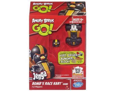 Angry Birds Go! Autíčko s odpalovačem a překážkou - Bomb's Race Kart