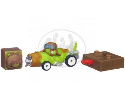Angry Birds Go! Autíčko s odpalovačem a překážkou - Foreman Pig's Pane