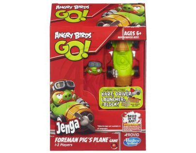 Angry Birds Go! Autíčko s odpalovačem a překážkou - Foreman Pig's Pane