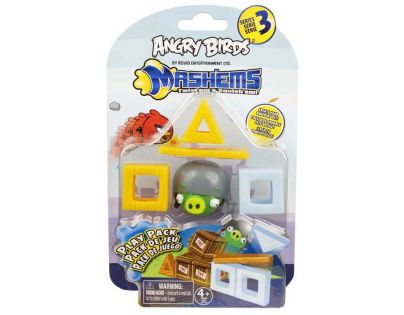 EP Line Angry Birds Mash´Ems Hrací sada Prase zelené s helmou