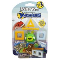 EP Line Angry Birds Mash´Ems Hrací sada Prase zelené s korunkou EP Line Angry Birds Mash´Ems Hrací sada Prase zelené s korunkou