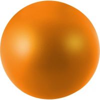 Antistresová loptička 11 cm svietiaca v tme oranžová