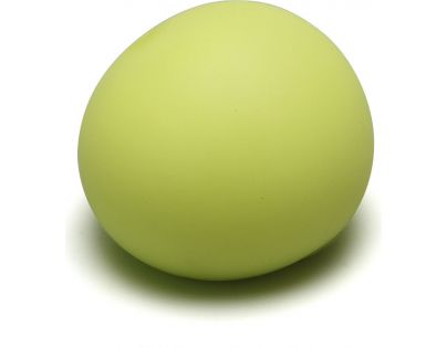 Antistresová loptička 11 cm svietiace v tme žltá