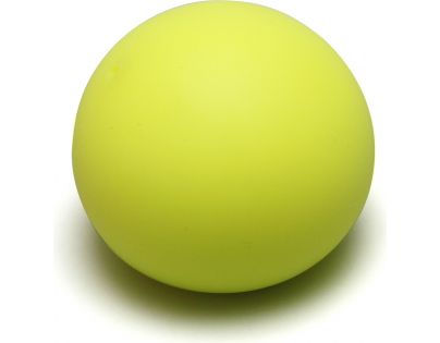 Antistresový loptička 6,5 cm svietiace v tme žltá