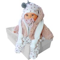 Antonio Juan 1120 Kika realistická bábika so zvukmi a mäkkým látkovým telom 27 cm - Poškodený obal 3