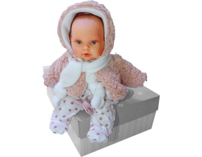 Antonio Juan 1120 Kika realistická bábika so zvukmi a mäkkým látkovým telom 27 cm - Poškodený obal
