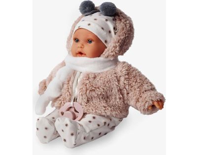 Antonio Juan 1120 Kika realistická bábika so zvukmi a mäkkým látkovým telom 27 cm - Poškodený obal