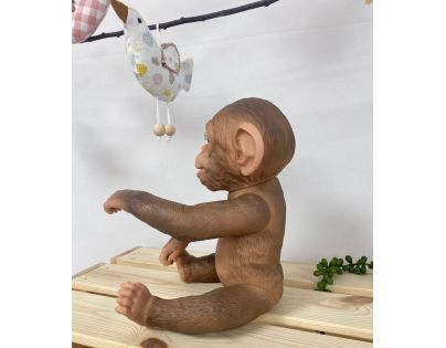 Antonio Juan Guca 991 Reborn Realistická opička bábätko celovinylovým telom 32 cm