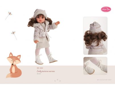 Antonio Juan 2592 Emily realistická bábika s celovinylovým telom 33 cm