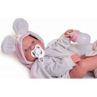 Antonio Juan 50392 Mia žmurkajúca a cikajúca realistická bábika bábätko s celovinylovým telom 42 cm 3