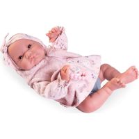 Antonio Juan 80322 Sweet Reborn Nica realistická bábika bábätko s mäkkým látkovým telom 42 cm 2