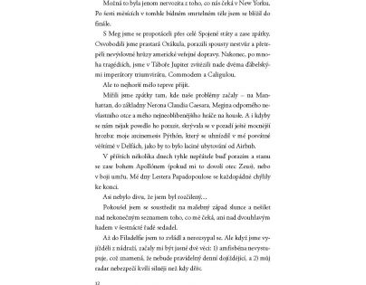 Fragment Apollónov pád Neronova pevnosť Rick Riordan Poškodený obal