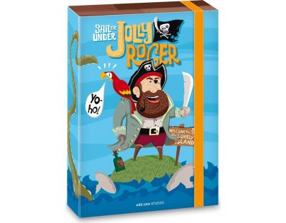 Ars Una Box na zošity Pirát Jolly Roger A5