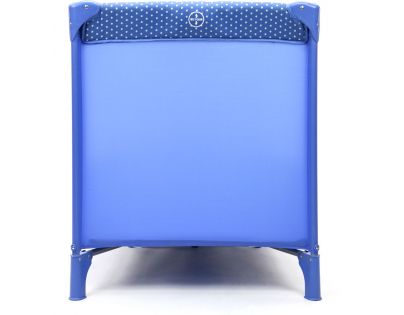 Asalvo Cestovná postieľka Basic giraffes blue
