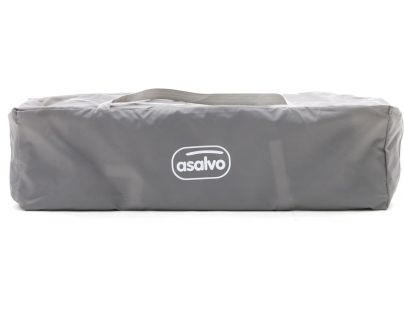 Asalvo Cestovná postieľka Basic grey