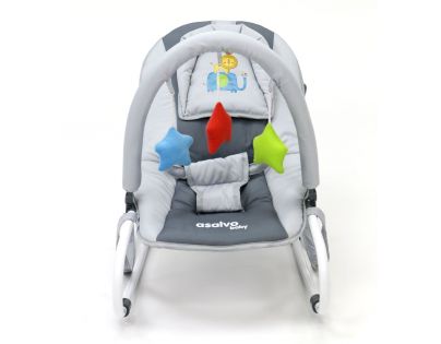 Asalvo Křesílko Baby friends grey