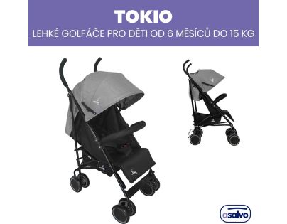 Asalvo TOKIO golfáč 6m-15kg anthracite