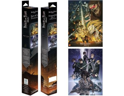 Paladone Attack on Titan Set plagátov mini 2ks