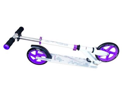 Authentic Koloběžka skládací bílá a fialová Průměr kol 200 mm