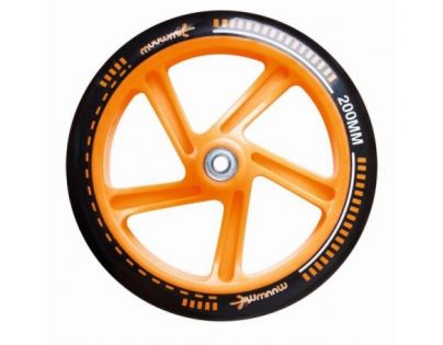 Authentic Koloběžka skládací černá a oranžová Průměr kol 200 mm