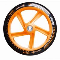 Authentic Koloběžka skládací černá a oranžová Průměr kol 200 mm 4