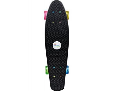 Authentic Skateboard se svítícími kolečky