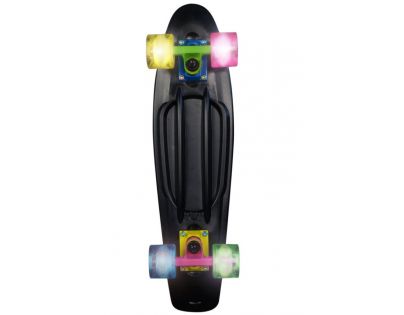 Authentic Skateboard se svítícími kolečky