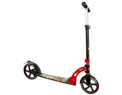 Authentic Sports Koloběžka skládací černá/červená/žlutá 205 mm