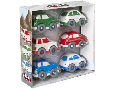 Autíčko mini plastové pre najmenších 6 ks - Poškodený obal