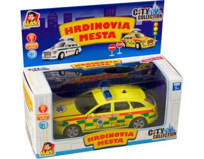 Auto City Collection SK 11 cm pullback Záchranná zdravotná služba