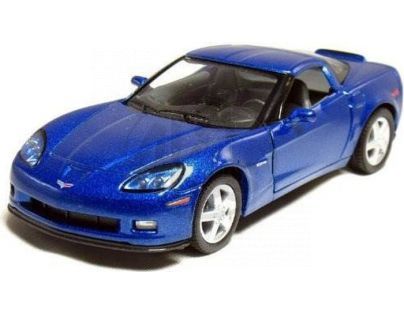 Kinsmart Auto Chevrolet Corvette C6 kov 13cm - Modrá