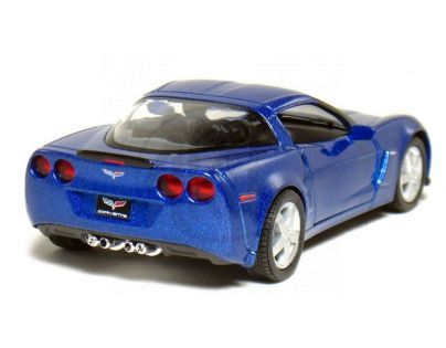 Kinsmart Auto Chevrolet Corvette C6 kov 13cm - Modrá