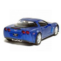 Kinsmart Auto Chevrolet Corvette C6 kov 13cm - Modrá 2