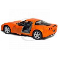 Kinsmart Auto Chevrolet Corvette C6 kov 13cm - Oranžová 2