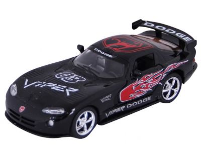 Kinsmart Auto Dodge Viper GTS-R kov 13cm - Černá
