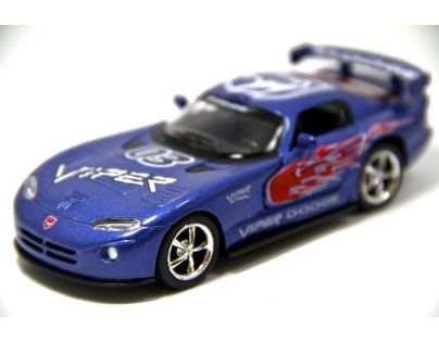 Kinsmart Auto Dodge Viper GTS-R kov 13cm - Modrá