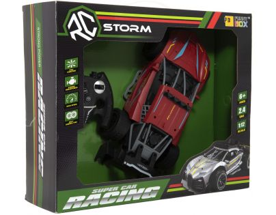 Auto RC Sport červené 33 cm 2,4 GHz s dobíjacím packom