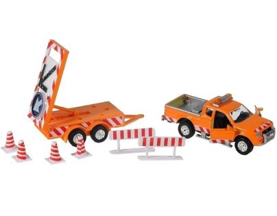 Auto silničáři s přívěsem 26cm