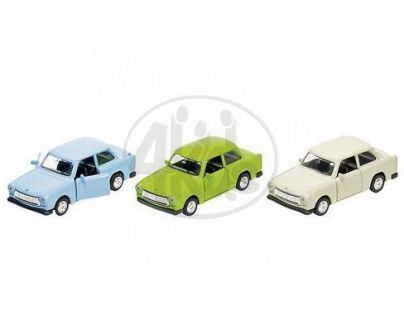 Auto Trabant kov 11 cm na zpětné natažení