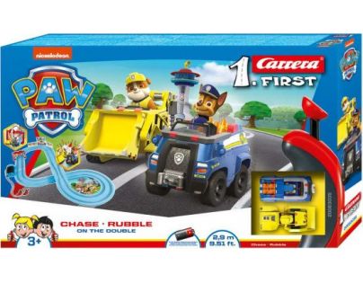 Carrera First Autodráha Labková patrola Chase a Rubble 290 cm