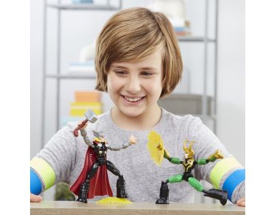Avengers Bend and Flex Thor vs Loki