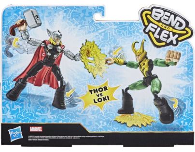 Avengers Bend and Flex Thor vs Loki