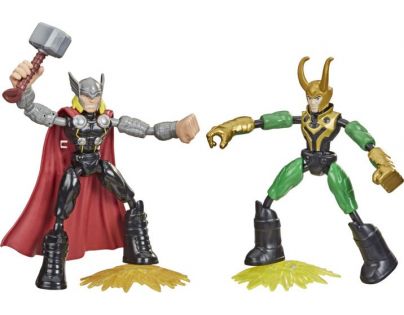 Avengers Bend and Flex Thor vs Loki