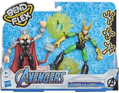 Avengers Bend and Flex Thor vs Loki