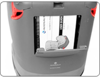 Avionaut Glider Isofix Fit Autosedačka 9-18kg šedo-červená